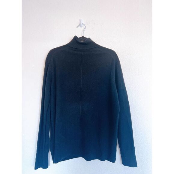 Reiss COLEEN 100% CASHMERE ROLL NECK JUMPER black Large - Picture 8 of 12